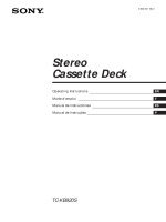Sony TC-KB920S - Owners Manual 